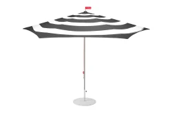 Stripesol + Base Light Grey Parasol met voet, 350x350x280 cm