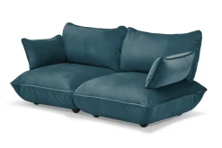 Sumo Armrest Velvet Armleuning, blauw, 69x35 cm
