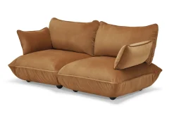 Sumo Armrest Velvet Armleuning, bruin, 69x35 cm
