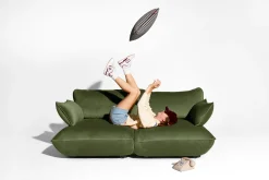 Sumo Armrest Velvet Armleuning, groen, 69x35 cm