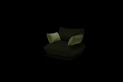 Sumo Armrest Velvet Armleuning, groen, 69x35 cm