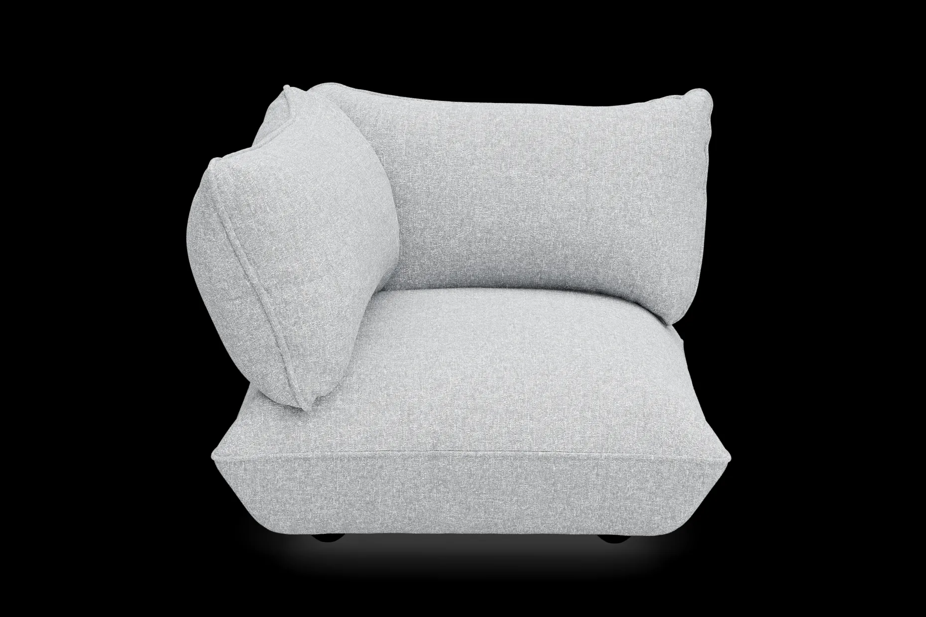 Sumo Corner Seat Boucle Corner Seat, grijs, 108x108x90 cm