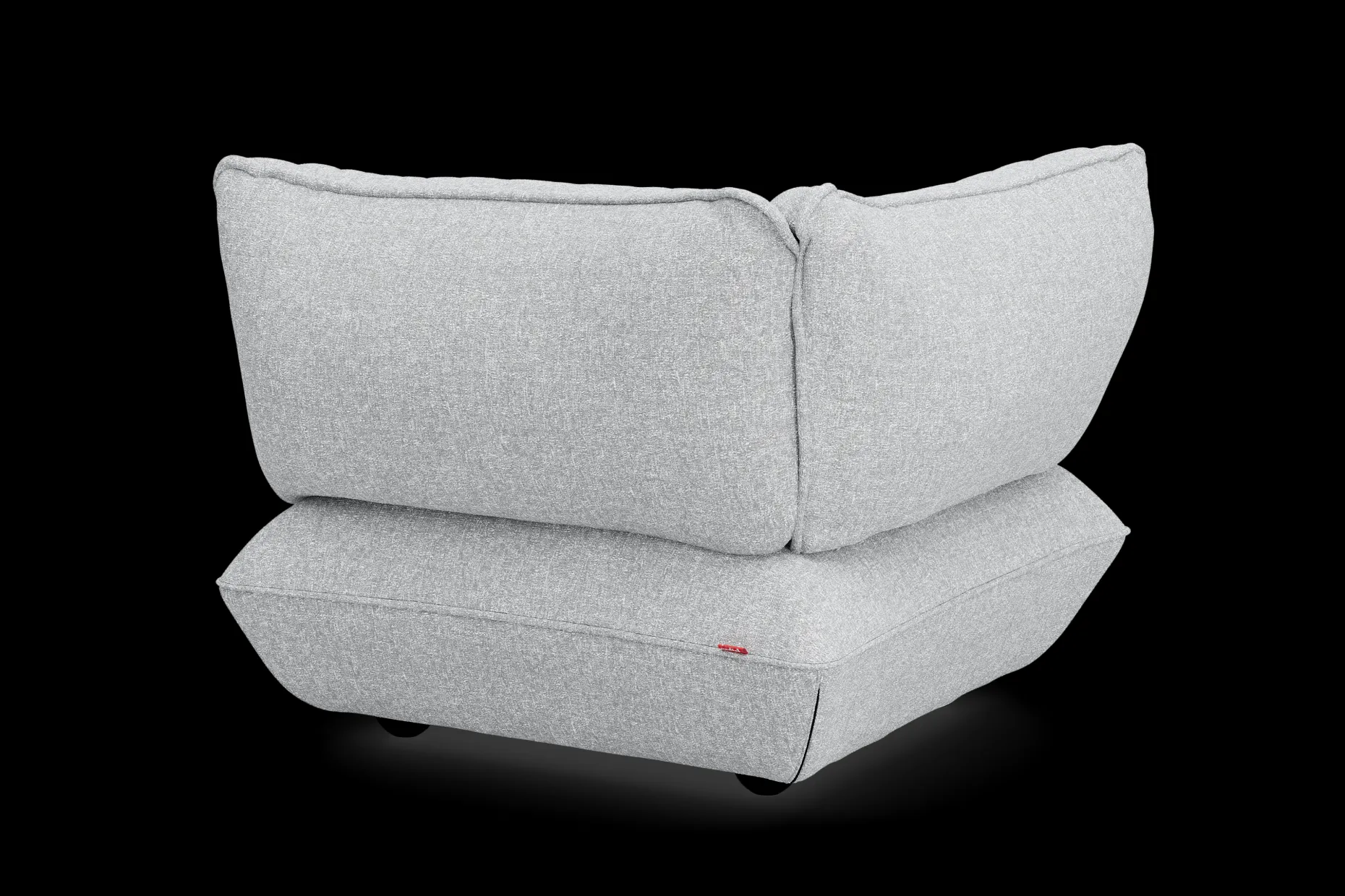 Sumo Corner Seat Boucle Corner Seat, grijs, 108x108x90 cm