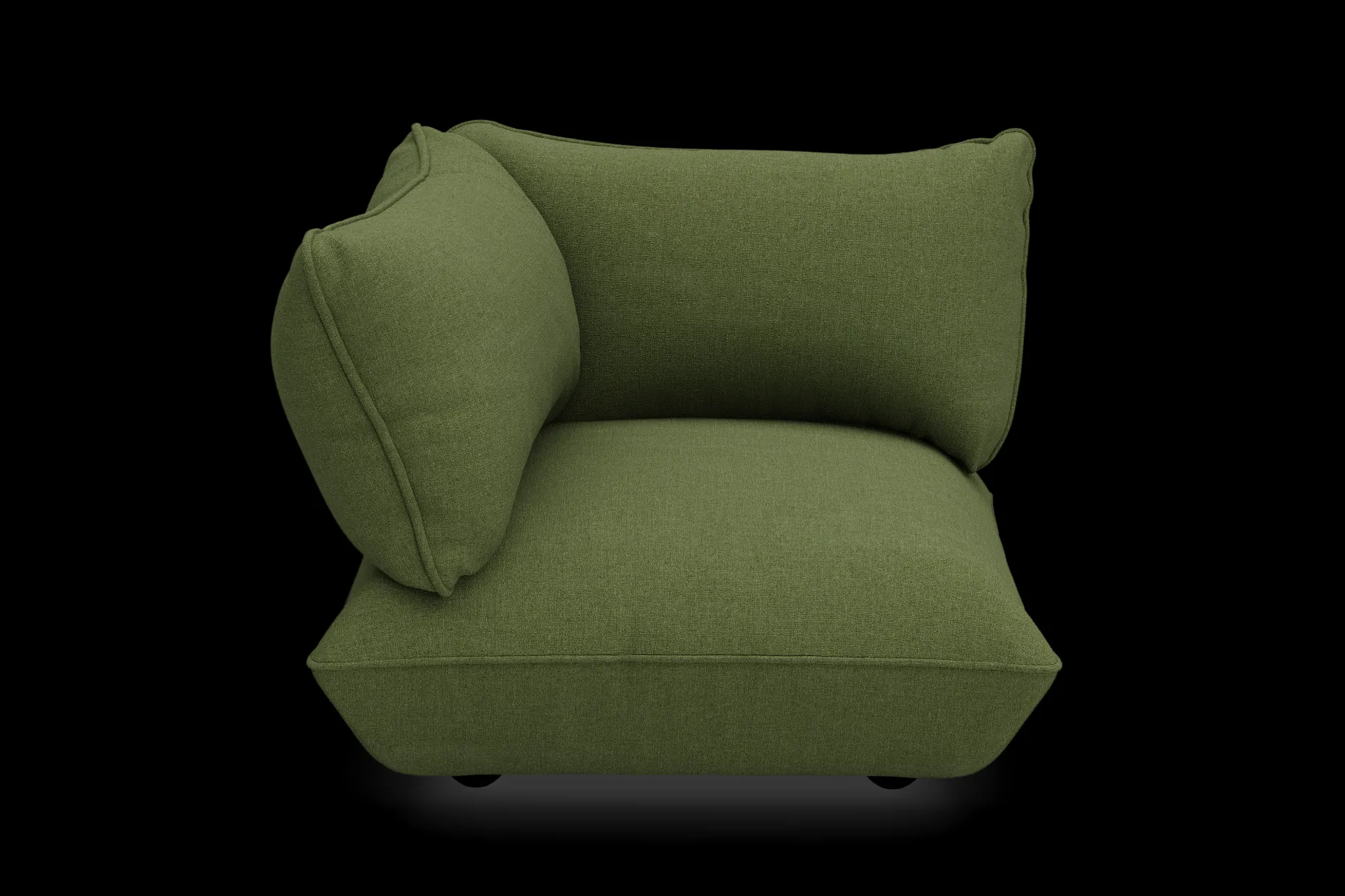 Sumo Corner Seat Boucle Corner Seat, groen, 108x108x90 cm