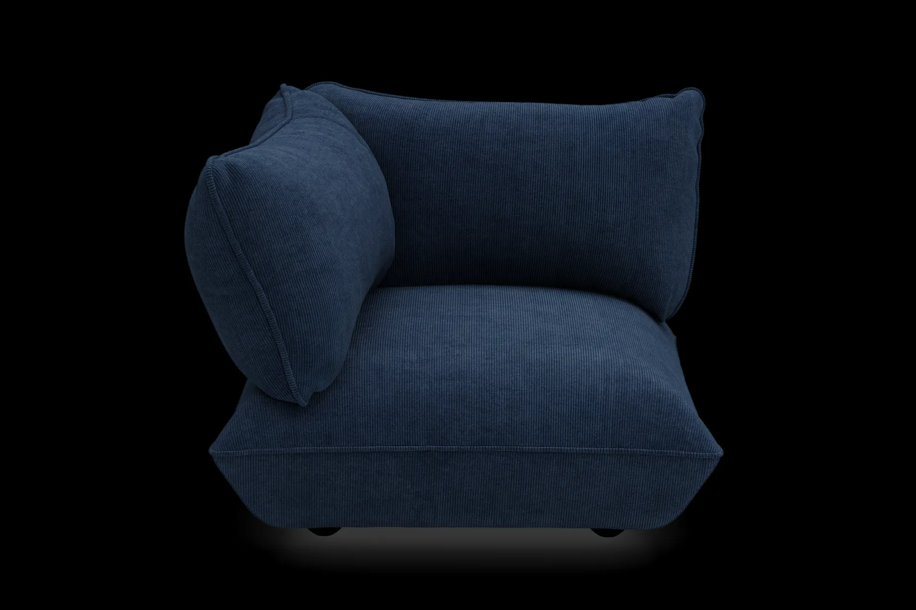 Sumo Corner Seat Left Cord Corner Seat, blauw,cm