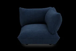 Sumo Corner Seat Right Cord Corner Seat, blauw, 108x108x90 cm
