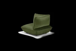 Sumo Corner Seat Velvet Corner Seat, groen, 108x108x90 cm