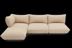 Sumo Corner Sofa Left Cord Beige Modulaire binnenbank, 301x108x90 cm