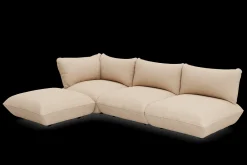 Sumo Corner Sofa Left Cord Beige Modulaire binnenbank, 301x108x90 cm