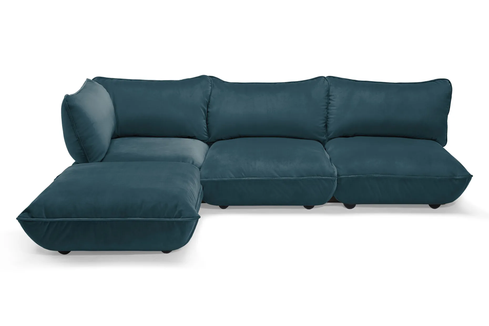 Sumo Corner Sofa Velvet Modulaire binnenbank, 301x108x90 cm