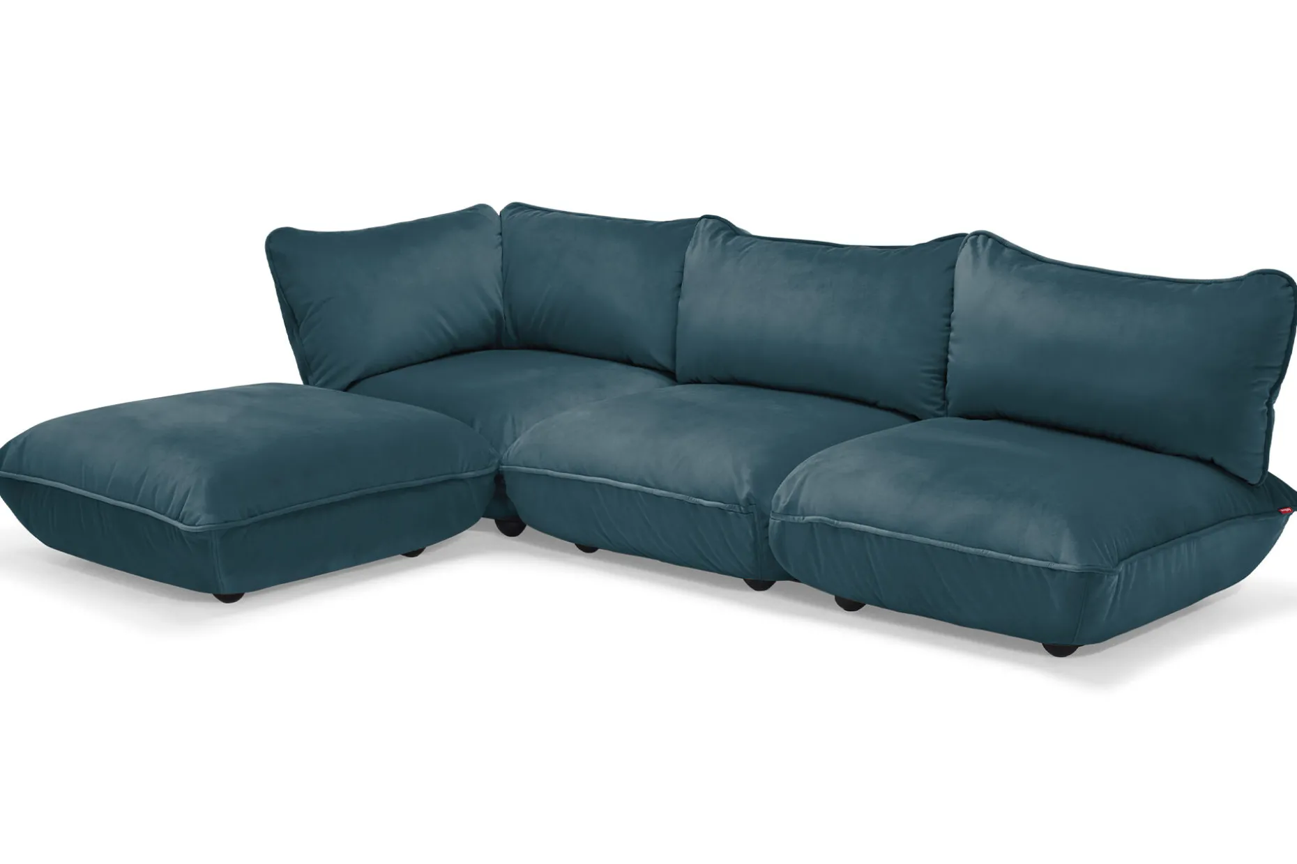 Sumo Corner Sofa Velvet Modulaire binnenbank, 301x108x90 cm