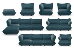 Sumo Corner Sofa Velvet Modulaire binnenbank, 301x108x90 cm