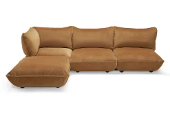Sumo Corner Sofa Velvet Modulaire binnenbank, 301x108x90 cm