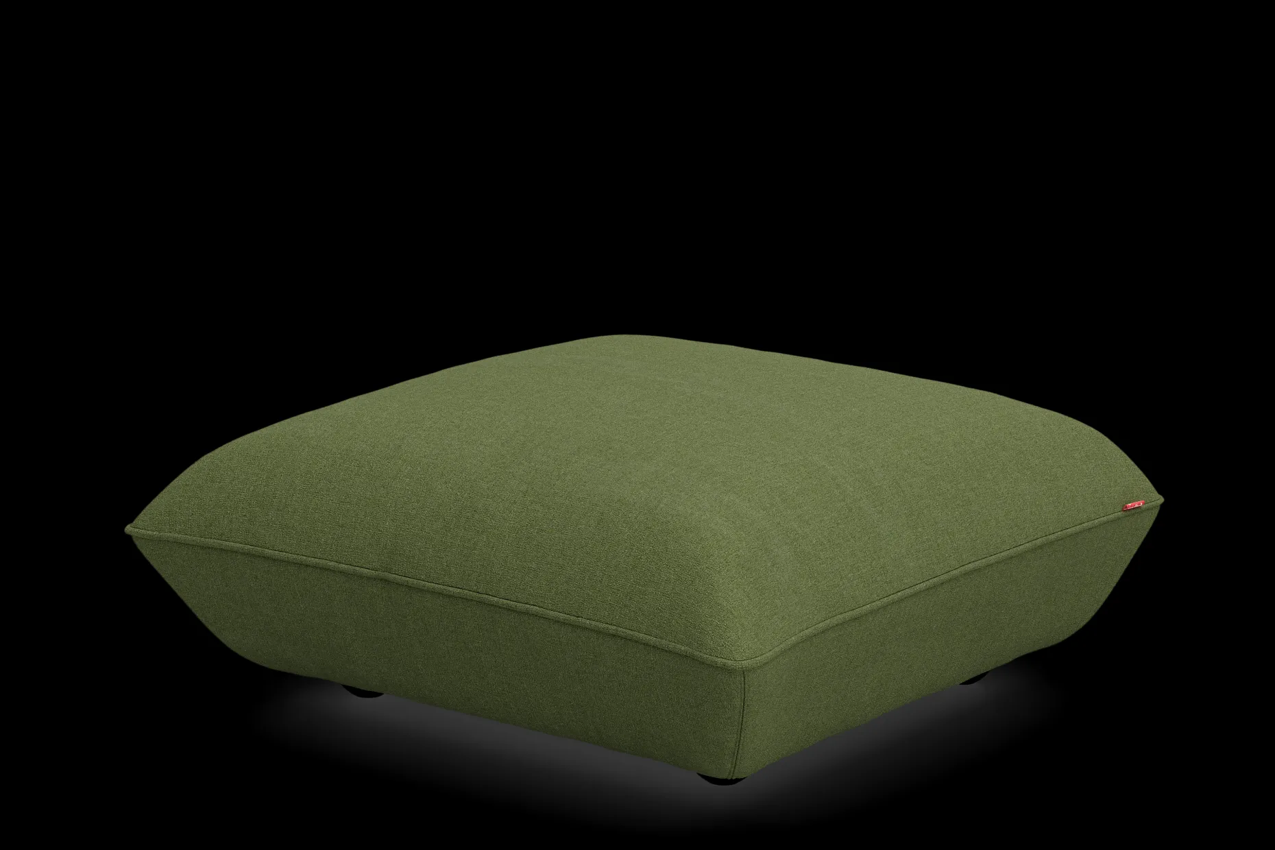 Sumo Hocker Boucle Hocker, groen, 108x108x44 cm