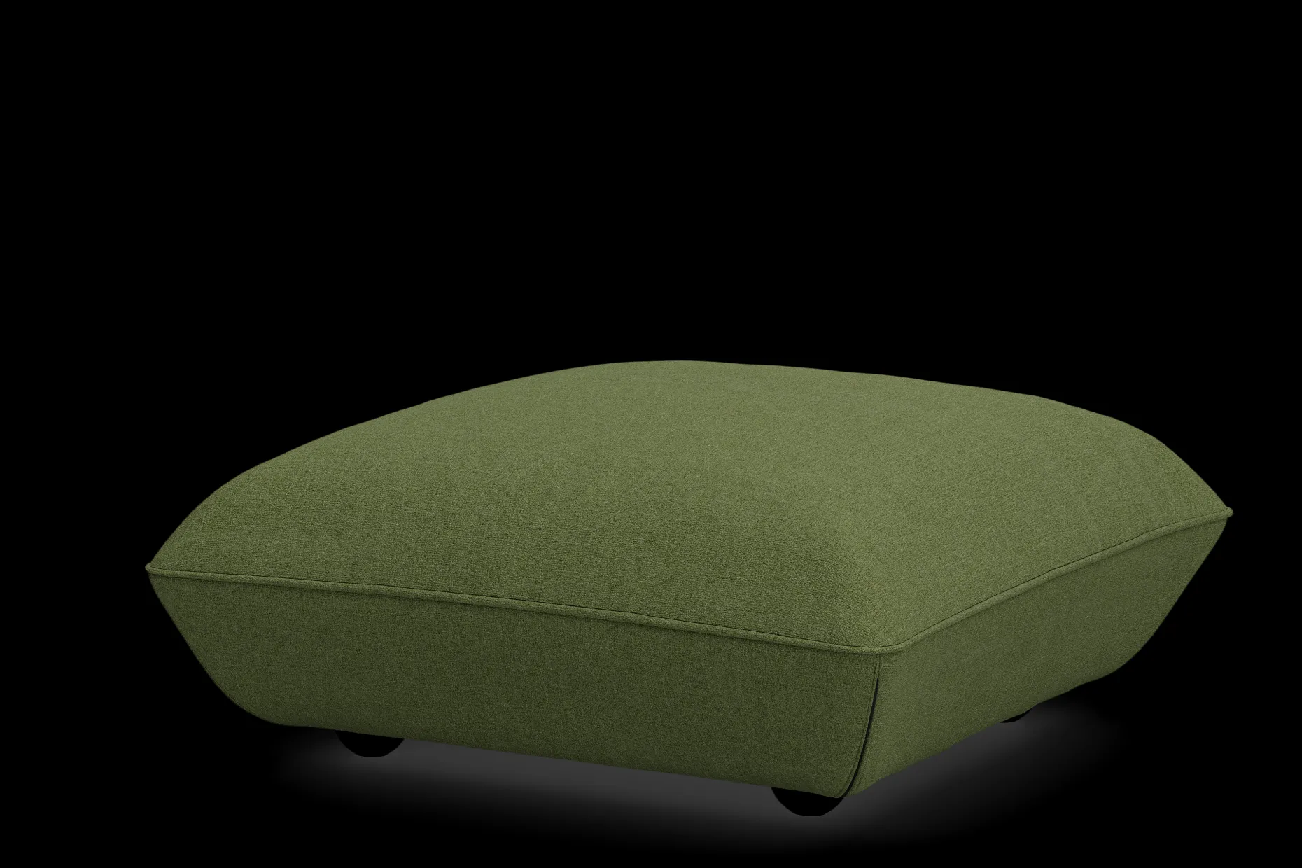 Sumo Hocker Boucle Hocker, groen, 108x108x44 cm