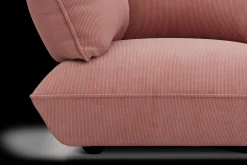 Sumo Hocker Cord Hocker, roze, 108x108x44 cm