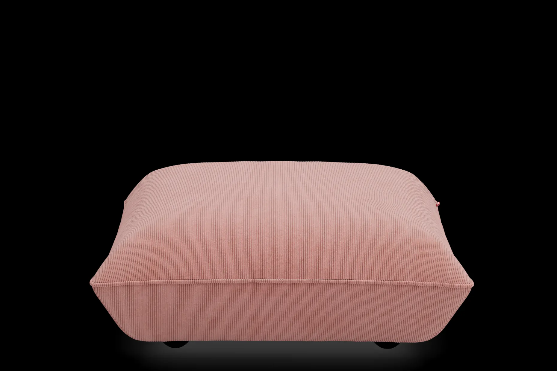 Sumo Hocker Cord Hocker, roze, 108x108x44 cm
