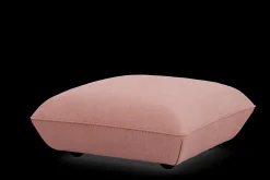 Sumo Hocker Cord Hocker, roze, 108x108x44 cm