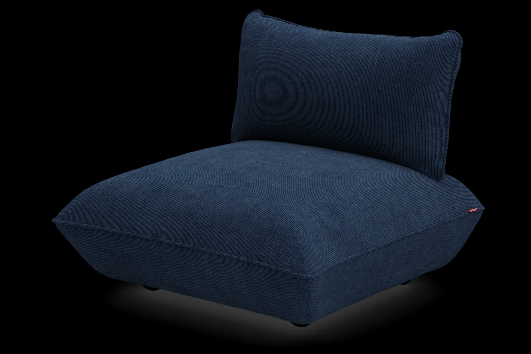 Sumo Seat Cord Seat, blauw, 108x108x90 cm