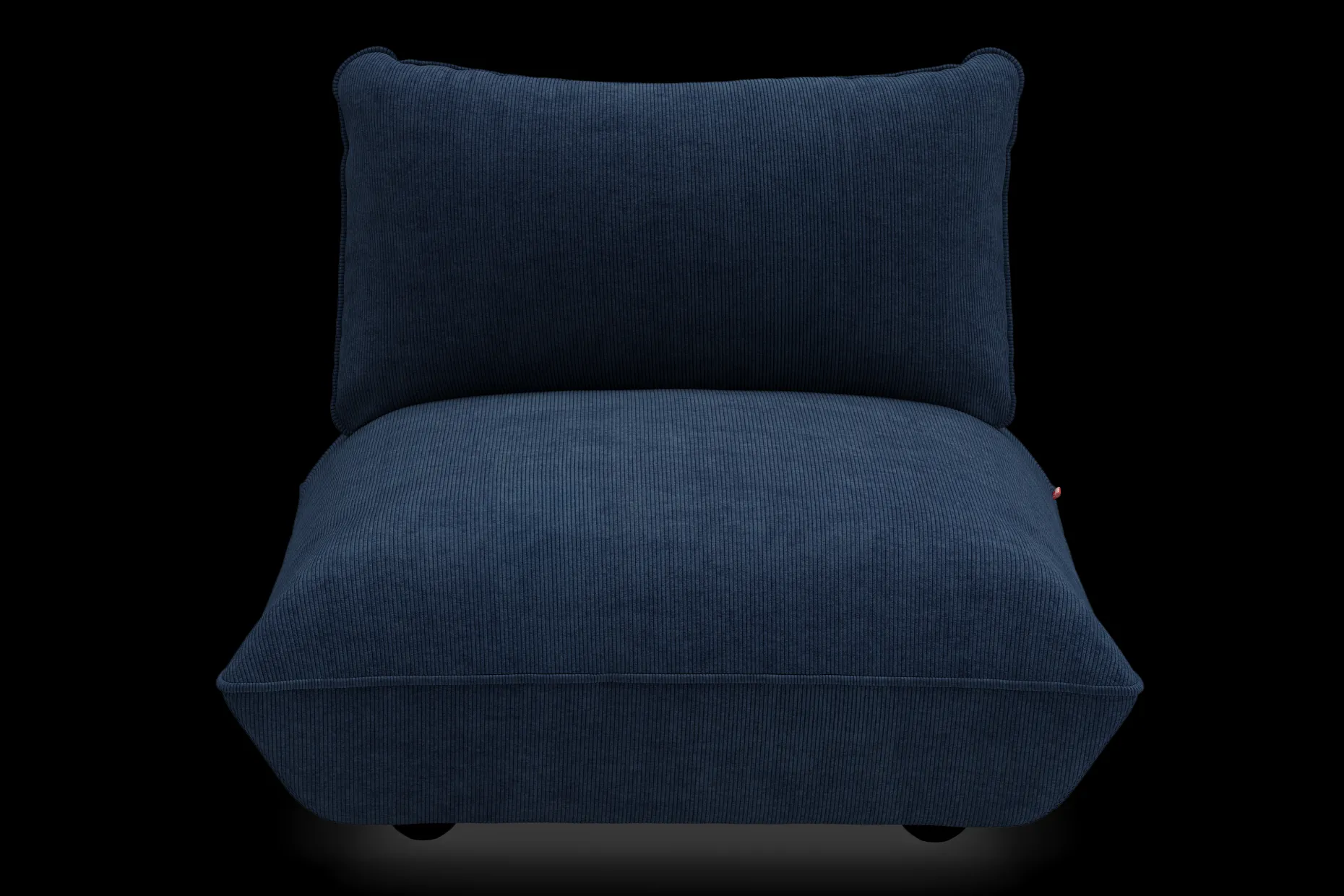 Sumo Seat Cord Seat, blauw, 108x108x90 cm