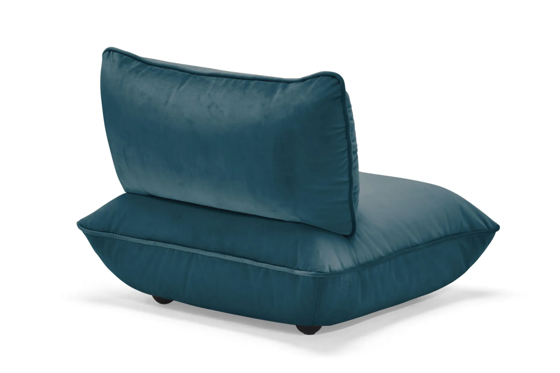 Sumo Seat Velvet Seat, blauw, 108x108x90 cm