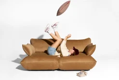 Sumo Seat Velvet Seat, bruin, 108x108x90 cm