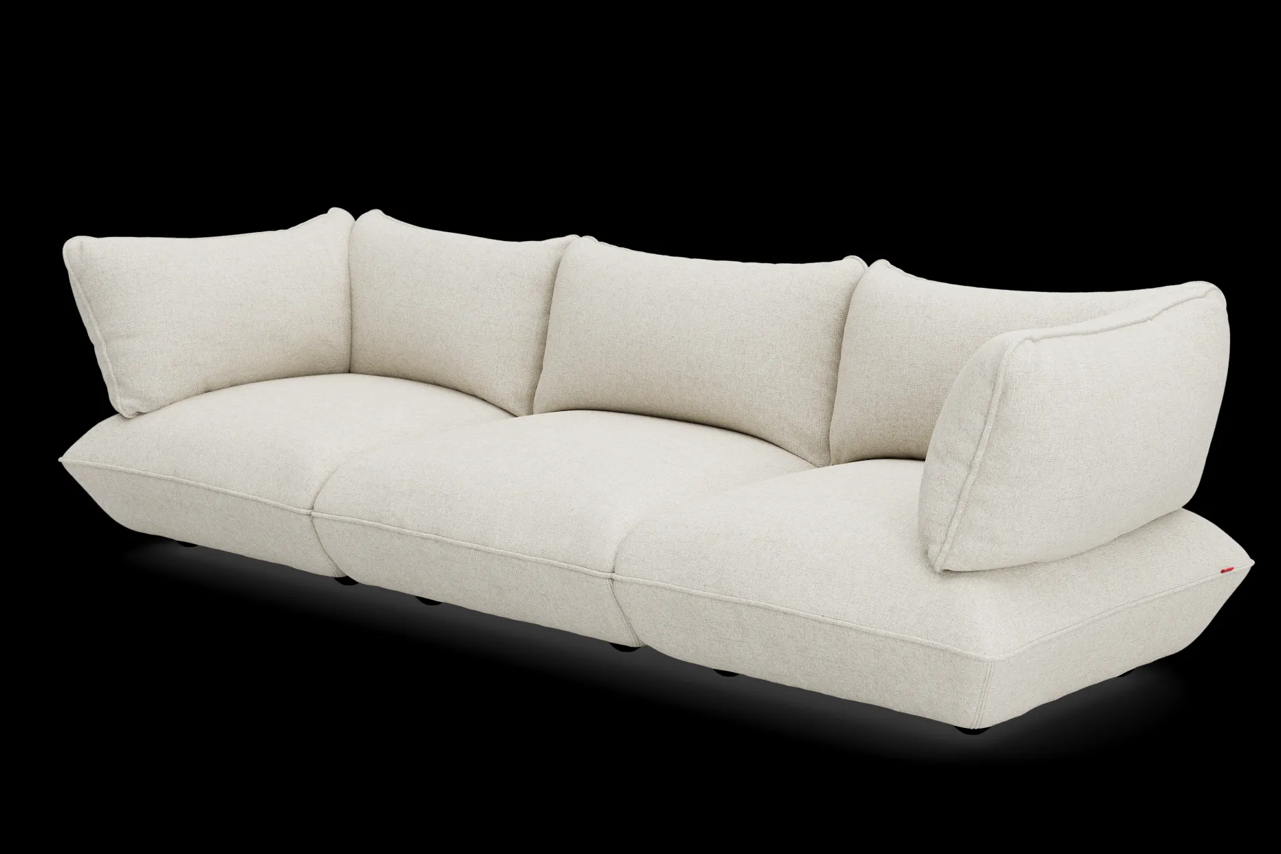 Sumo Sofa Grand Boucle Beige Modulaire binnenbank, 301x108x90 cm