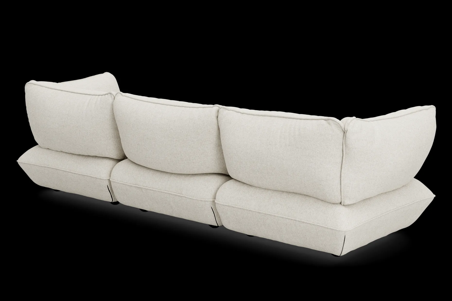 Sumo Sofa Grand Boucle Beige Modulaire binnenbank, 301x108x90 cm