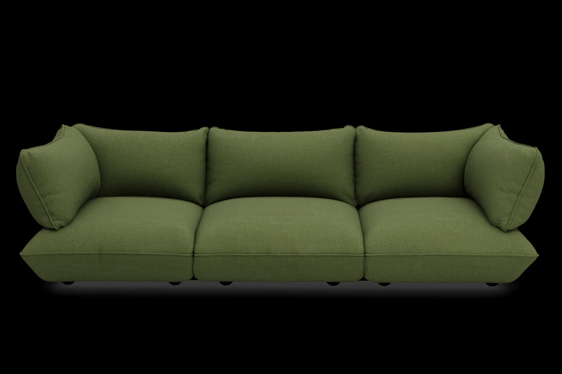 Sumo Sofa Grand Boucle Leaf Green Modulaire binnenbank, 301x108x90 cm