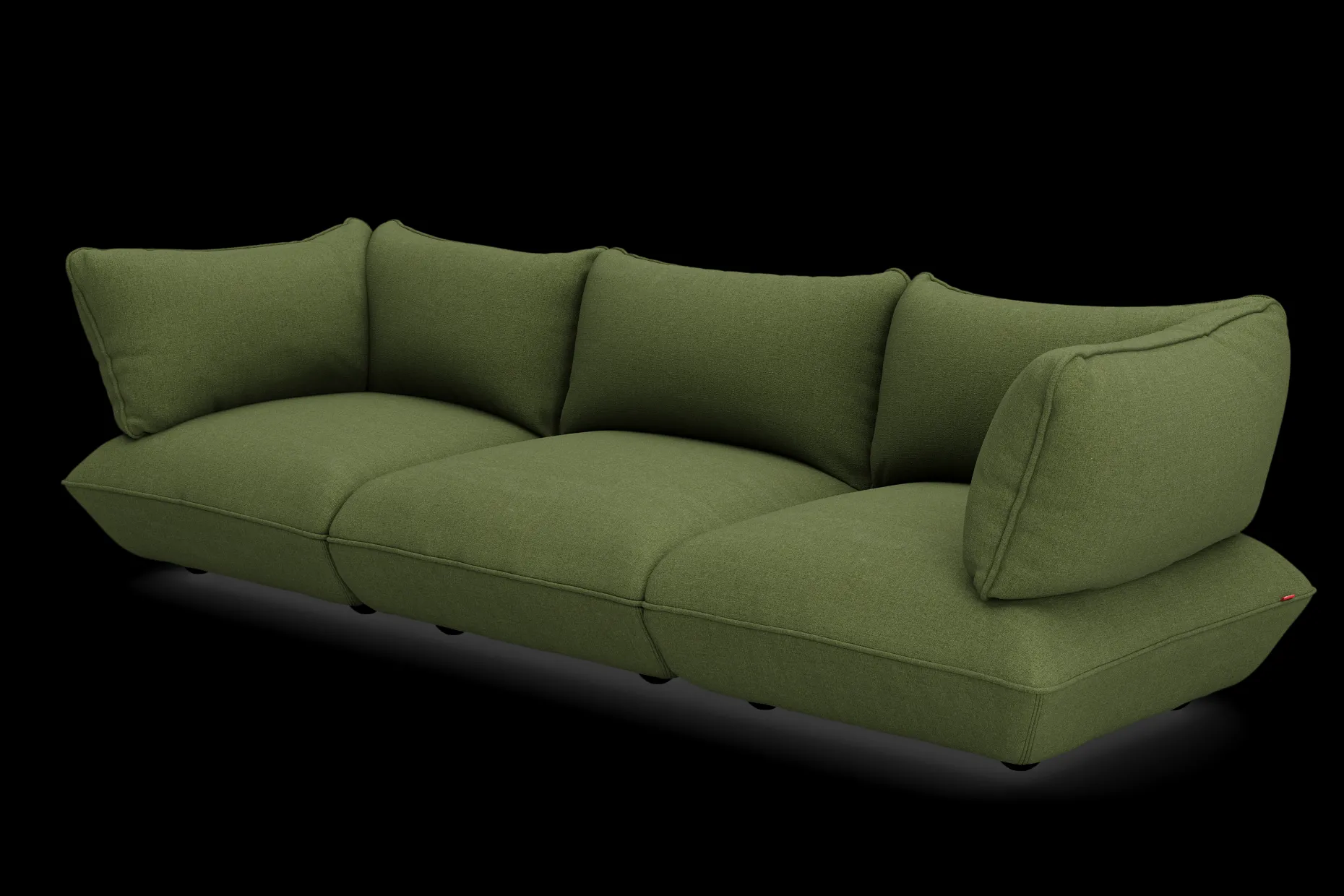 Sumo Sofa Grand Boucle Leaf Green Modulaire binnenbank, 301x108x90 cm