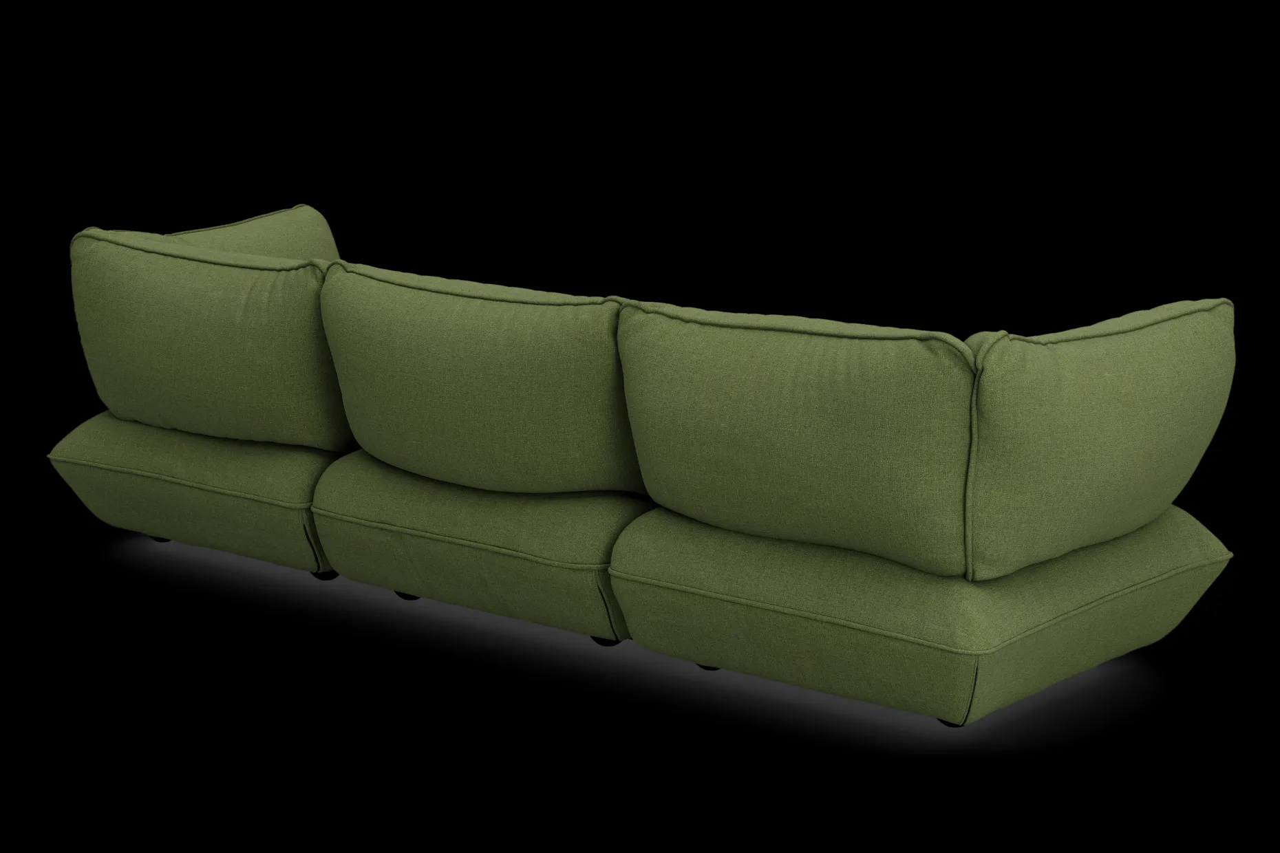 Sumo Sofa Grand Boucle Leaf Green Modulaire binnenbank, 301x108x90 cm