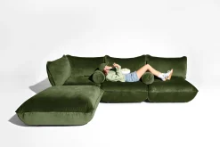 Sumo Sofa Grand Velvet Deep Green Modulaire binnenbank, 301x108x90 cm