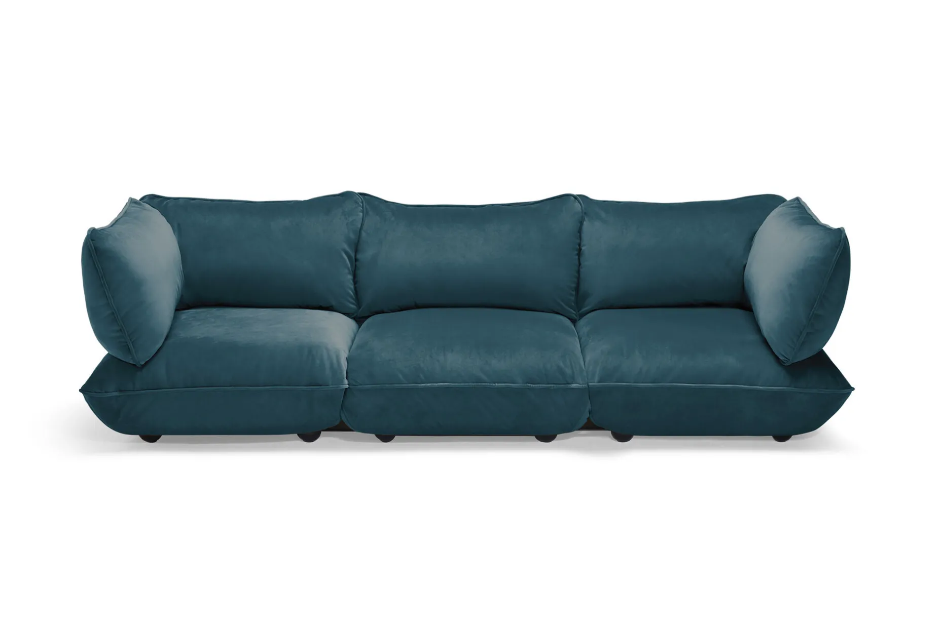 Sumo Sofa Grand Velvet Petrol Modulaire binnenbank, 301x108x90 cm