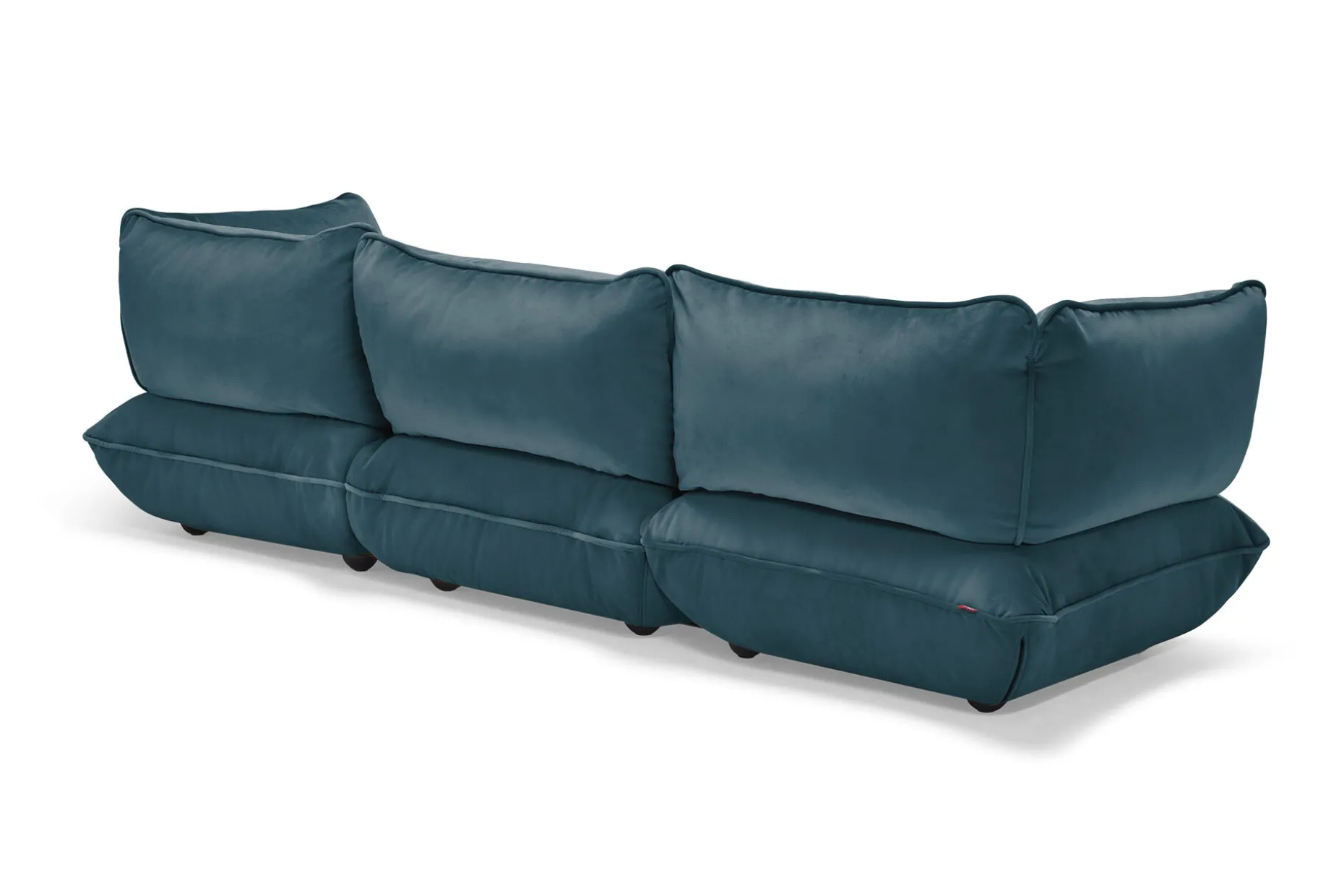 Sumo Sofa Grand Velvet Petrol Modulaire binnenbank, 301x108x90 cm