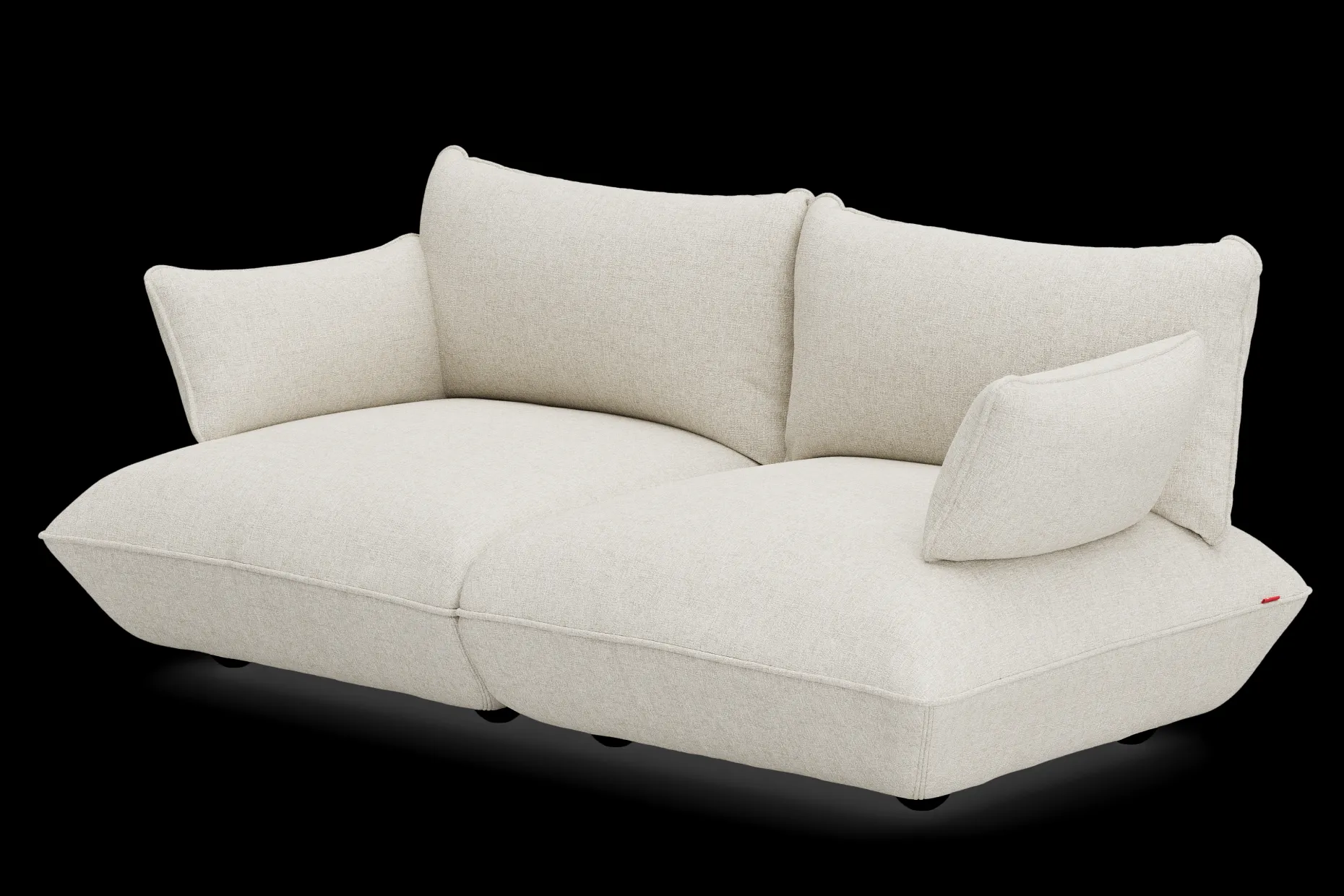 Sumo Sofa Medium Boucle Beige Modulaire binnenbank, 210.5x108x90 cm