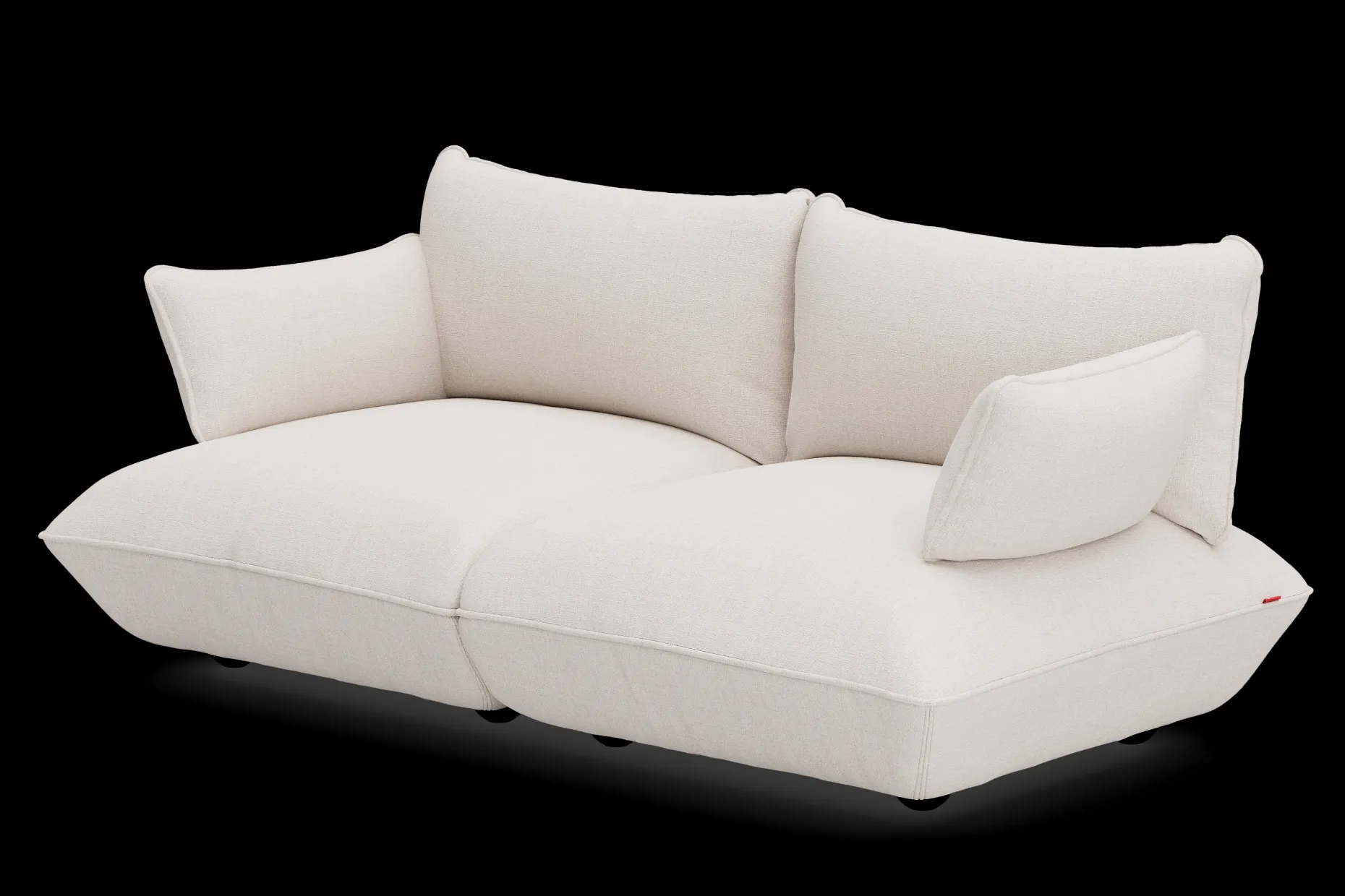 Sumo Sofa Medium Boucle Creme Modulaire binnenbank, 210.5x108x90 cm