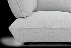 Sumo Sofa Medium Boucle Light Grey Melange Modulaire binnenbank, 210.5x108x90 cm