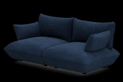 Sumo Sofa Medium Cord Deep Blue Modulaire binnenbank, 210.5x108x90 cm