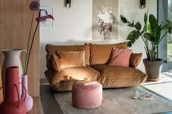 Sumo Sofa Medium Velvet Almond Modulaire binnenbank, 210.5x108x90 cm