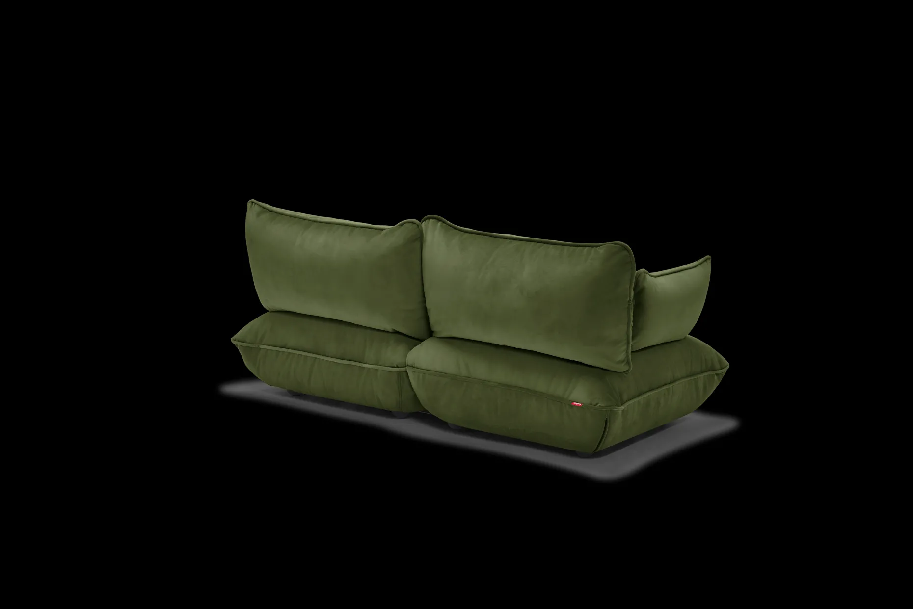Sumo Sofa Medium Velvet Deep Green Modulaire binnenbank, 210.5x108x90 cm