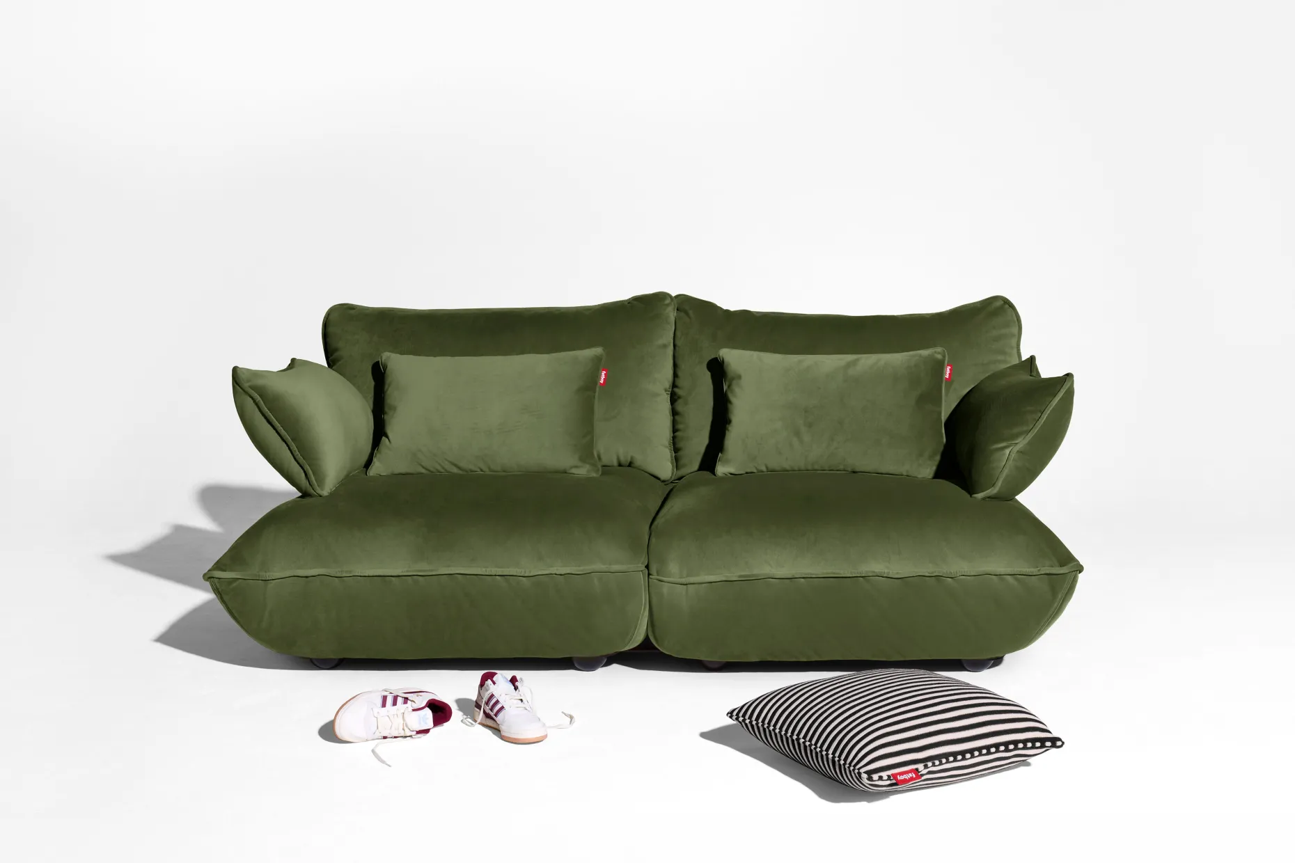 Sumo Sofa Medium Velvet Deep Green Modulaire binnenbank, 210.5x108x90 cm