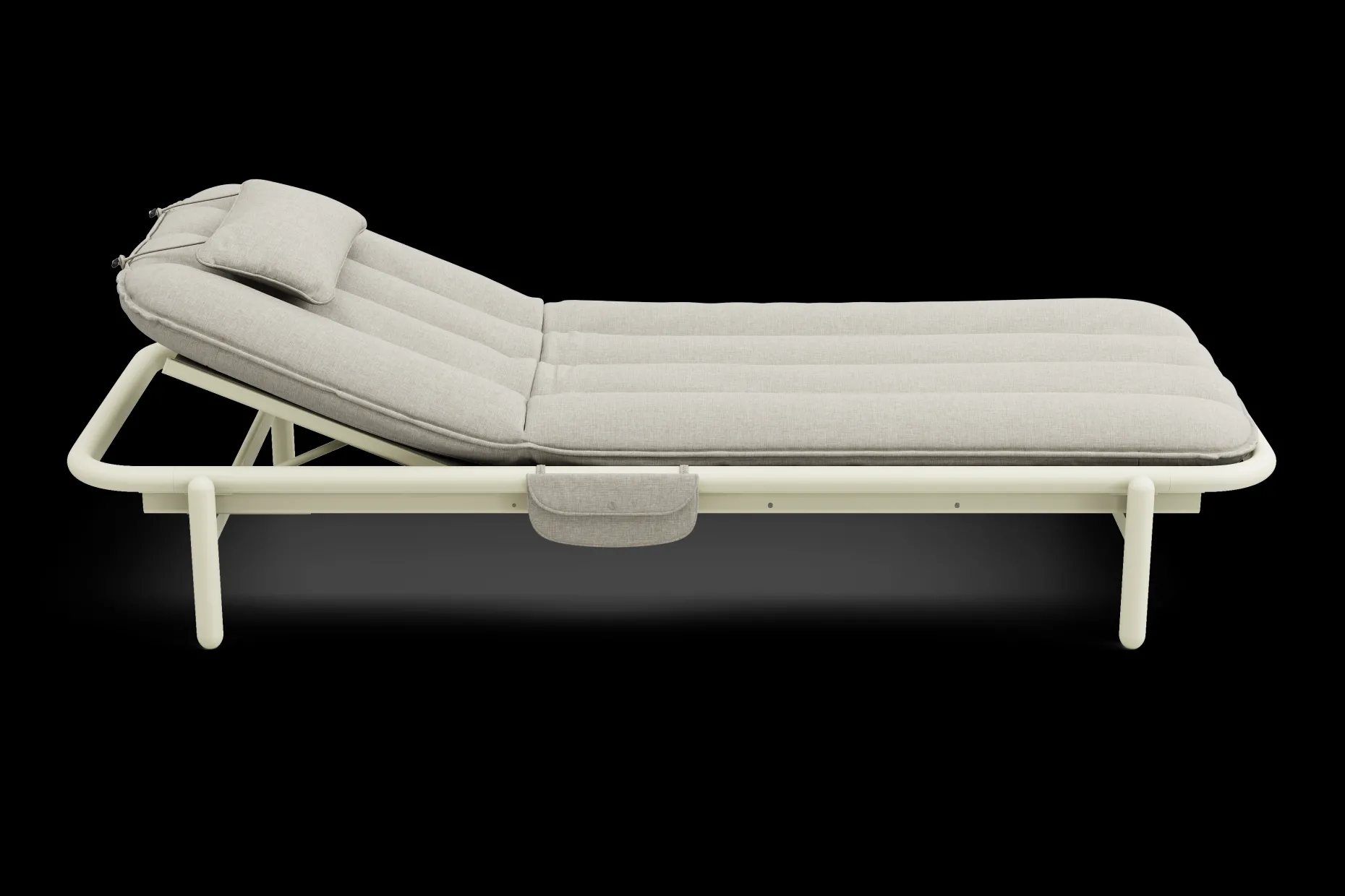 Sunbun Daybed Loungebed, beige, 212x97x39 cm