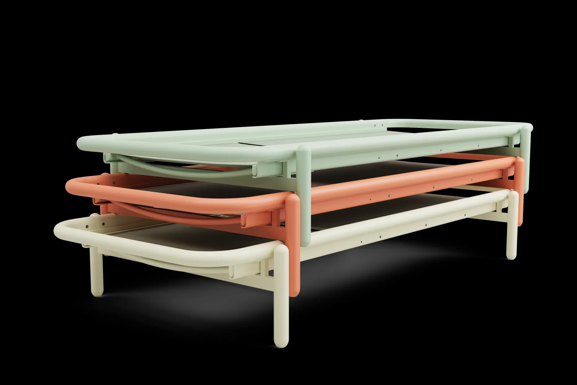 Sunbun Daybed Loungebed, beige, 212x97x39 cm