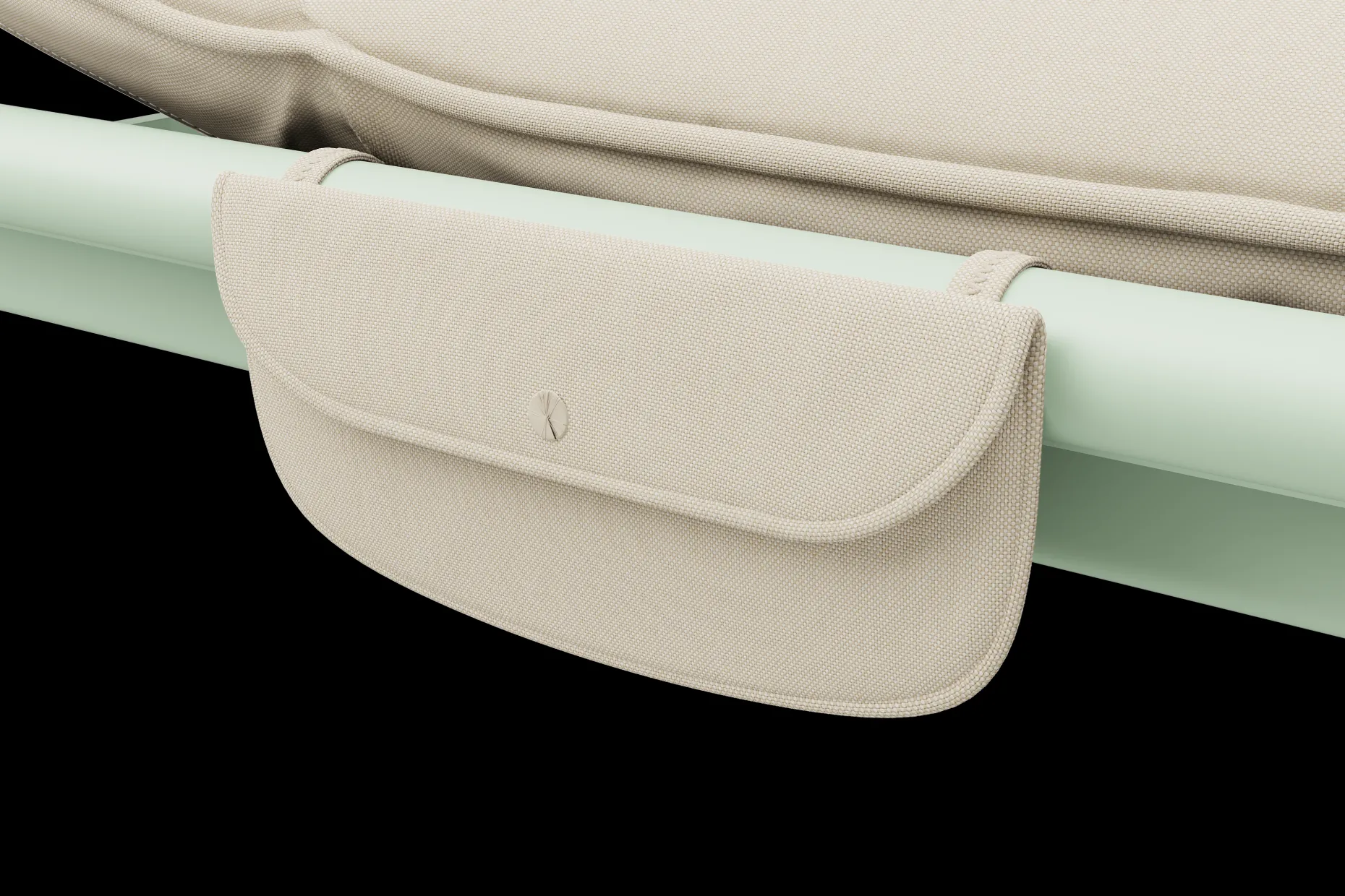 Sunbun Daybed Loungebed, beige, 212x97x39 cm