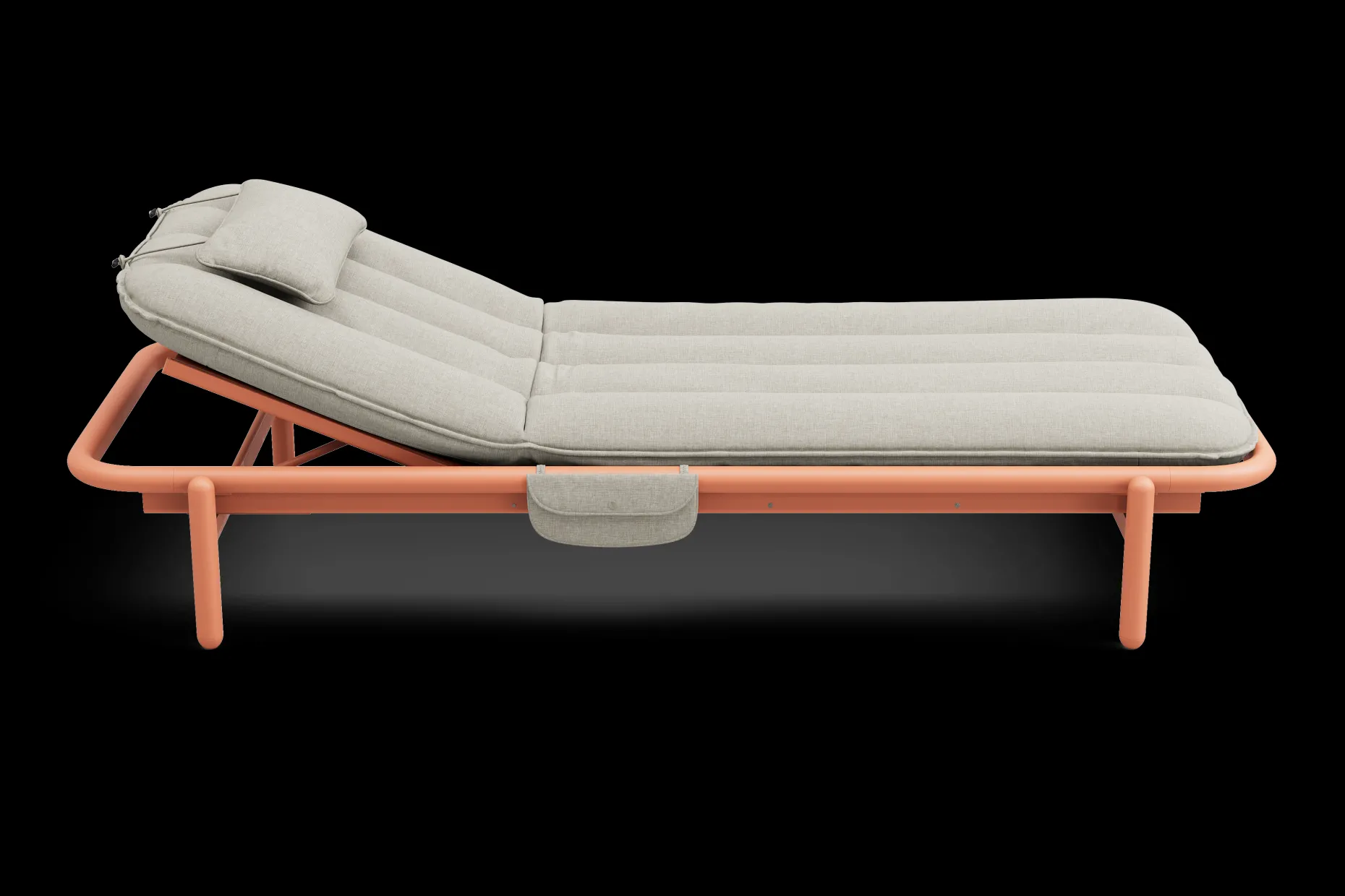 Sunbun Daybed Loungebed, bruin, 212x97x39 cm