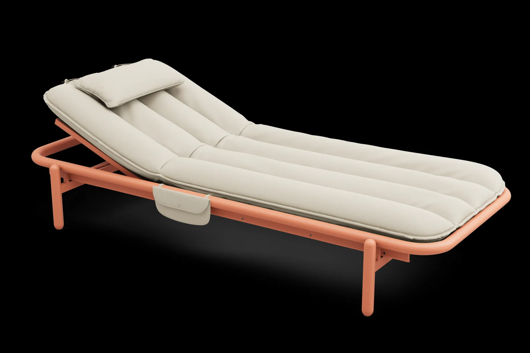 Sunbun Daybed Loungebed, beige, 212x97x39 cm