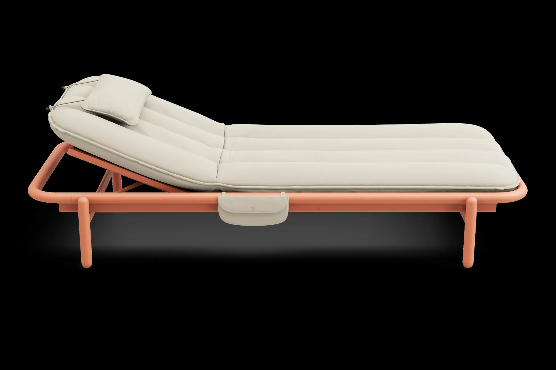 Sunbun Daybed Loungebed, beige, 212x97x39 cm