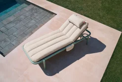 Sunbun Daybed Loungebed, oranje, 212x97x39 cm