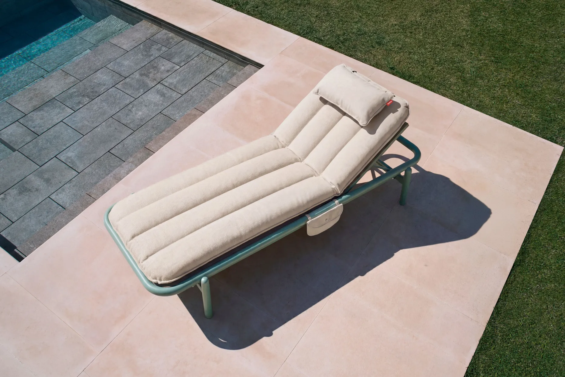 Sunbun Daybed Loungebed, oranje, 212x97x39 cm