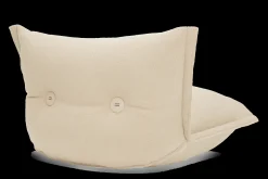 the BonBaron Sherpa Loungestoel, beige, 120x120x75 cm